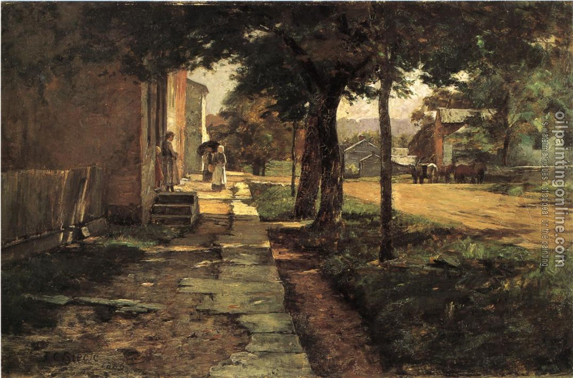 Steele, Theodore Clement - Street in Vernon